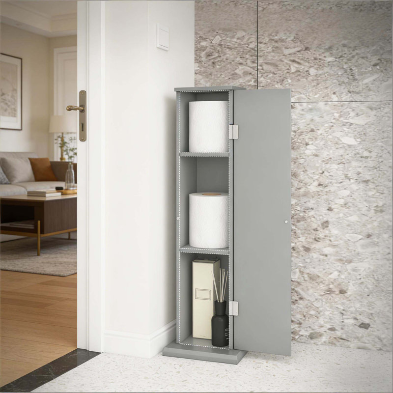 Armoire de coin multi-niveaux et unité de rangement compacte pour papier hygiénique