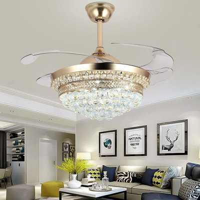 Ventilateur de plafond avec lumières DEL Jaasir