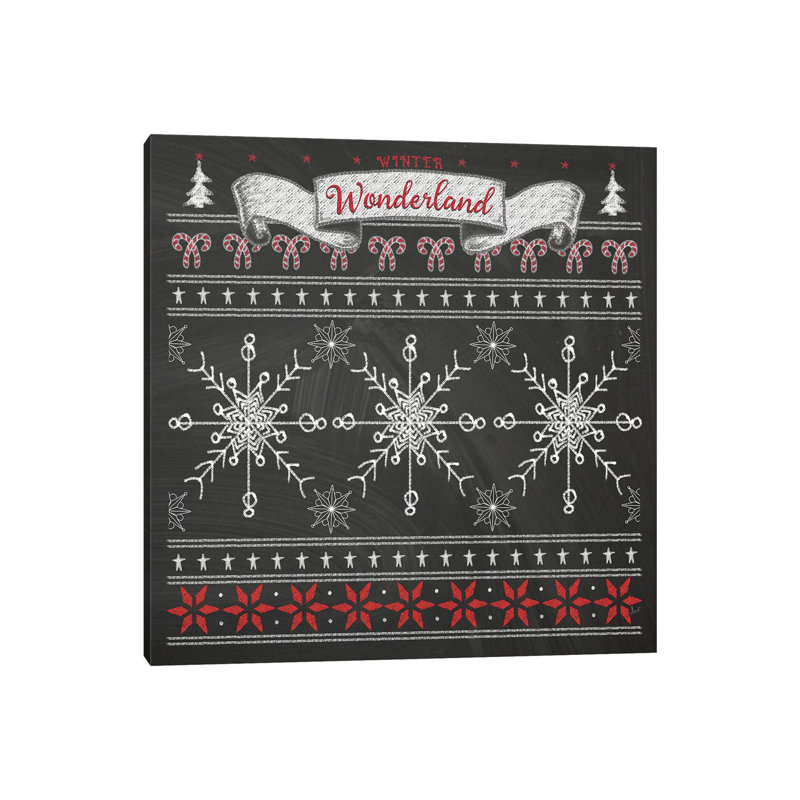 Holiday Sweater I by Andi Metz - Wrapped Canvas Gallery-Wrapped Canvas Giclée, 30.48 cm H x 30.48 cm W