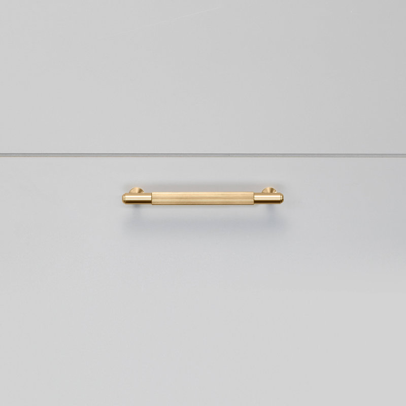 Pull Bar / Linear, Black, 4 23/25"
