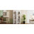 Free Standing 5 Tier Bookshelves,Bookcases Set of 2,Farmhouse Two-Tone Storage Cabinet with Adjustable Shelves,Modern 72"H Kitchen Pantry Cabinet for Living Room,Home Office-136592538