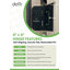 Porte simple de 96 po, extérieur pré-monté RTA, SDL 5 Lite, bois d'acajou brut-123516885-123516888