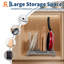 Organiseur coulissant pour placard – 8 séparateurs réglables, rangement coulissant chromé robuste – Porte-plateau en acier inoxydable antirouille pour planches à découper et plaques à pâtisserie – 40 cm