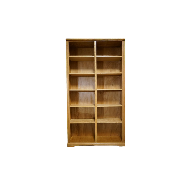 Bibliothèque standard en bois massif H 84 "x l 45" Rafeef, Mousse au chocolat