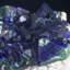 Azurite sur Malachite après Azurite - Mine New Cornelia, Arizona