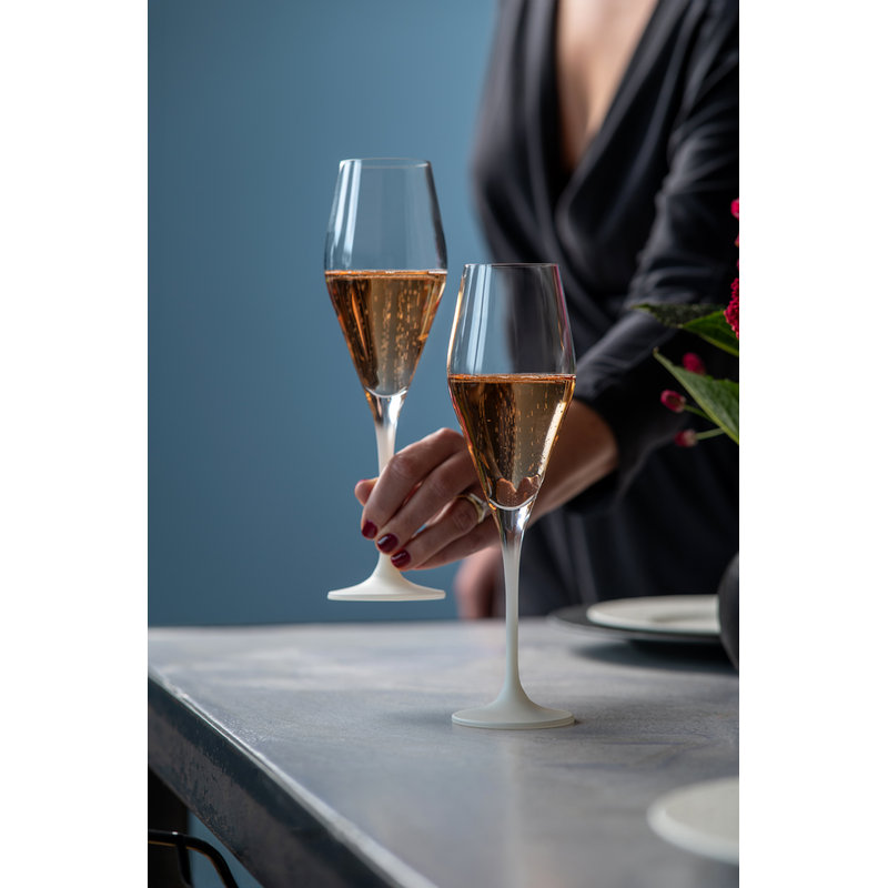 Manufacture Rock Blanc Champagne Flute
