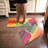 Jailia Geometric Water Resistant Anti Fatigue Non-Skid Kitchen Mat