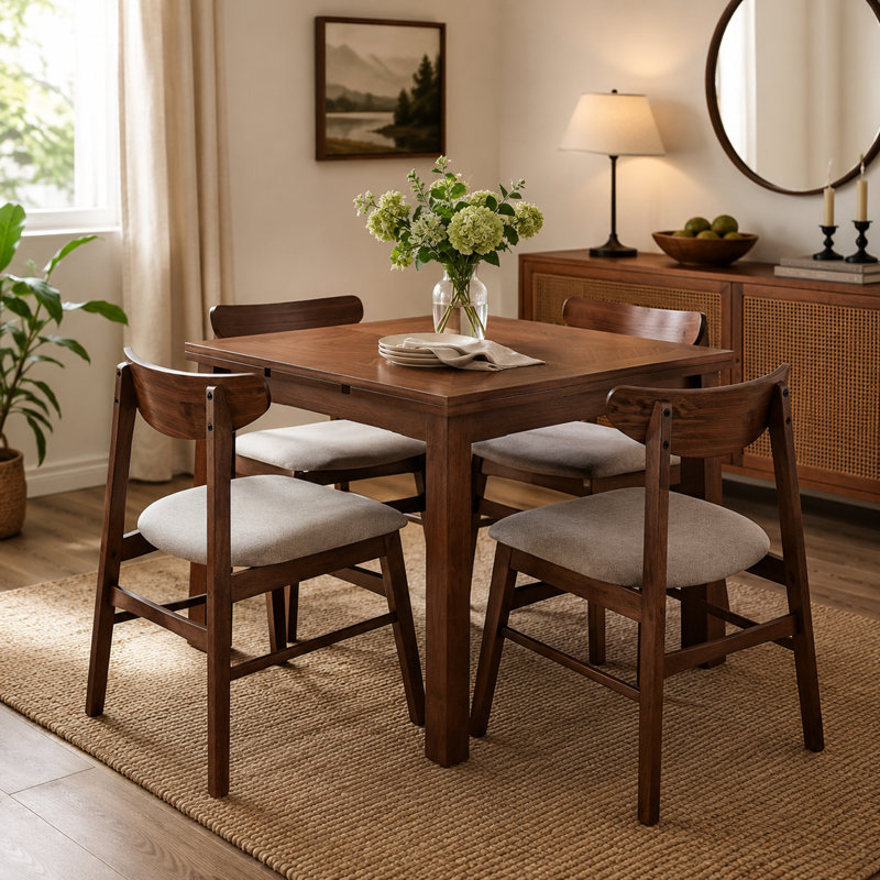 Loudoun Extendable Dining Table, Space-Saving Design