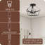 Plafonnier semi-encastré 3 lumières 12,5 po Baptiste-2105934255