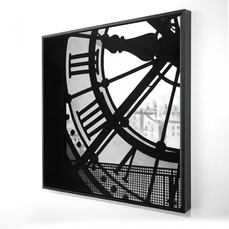 "Horloge au musée d'Orsay" sur toile