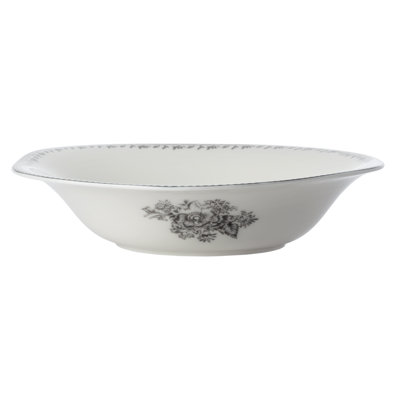Lancaster Grey Pasta/Soup Bowls, 10 oz, by Luzerne