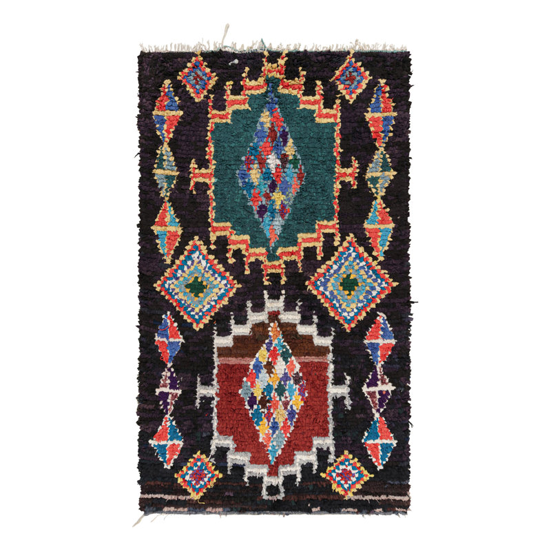 One-of-a-Kind 4'10”x8' Hand Knotted Area Rug
