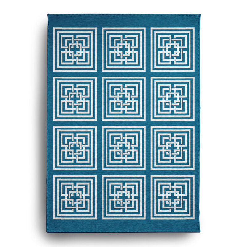 Chenille Indoor / Outdoor Rug, Rectangle 5' x 7'