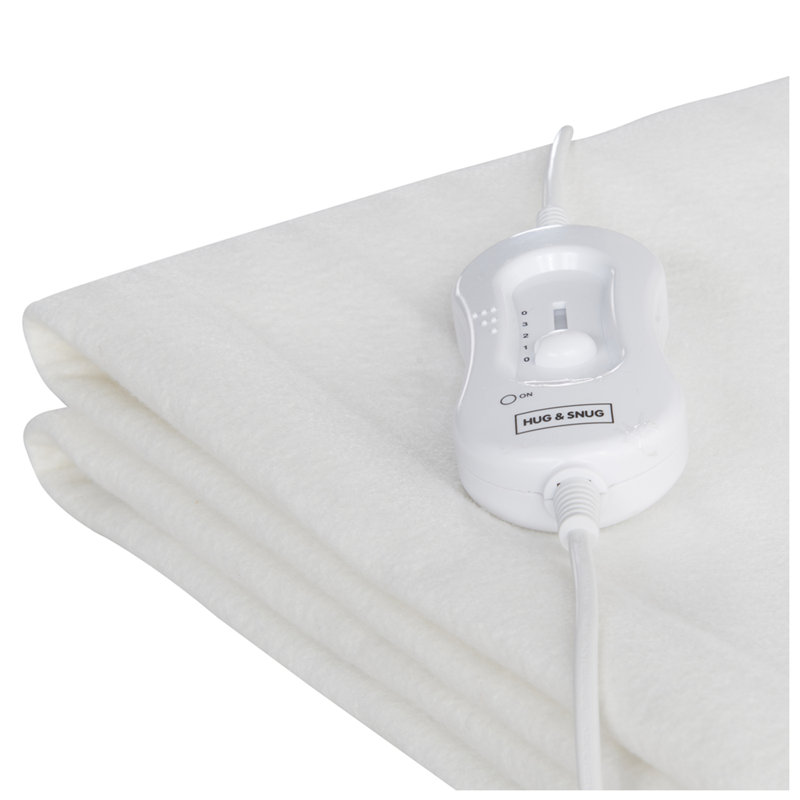 Plain Weave / Muslin Heated Throw Blanket, W120 x L135cm