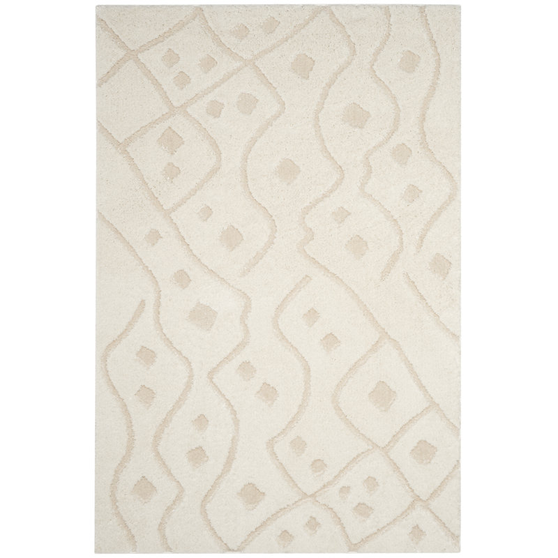 Tapis ivoire Atisha, Rectangle 6 pi 7 po x 9 pi 6 po