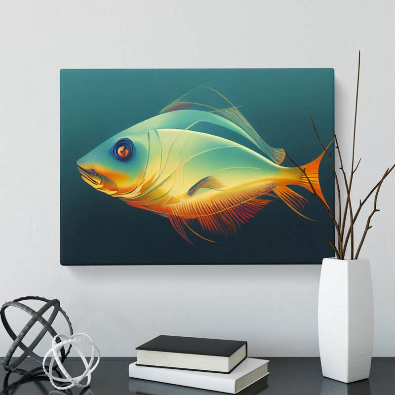 Fish Portrait Vol.1 - Wrapped Canvas, 50cm H x 76cm W x 3cm D