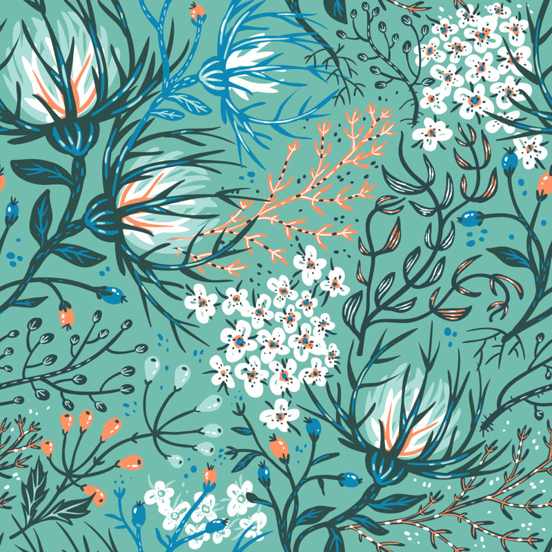 Floral Tile