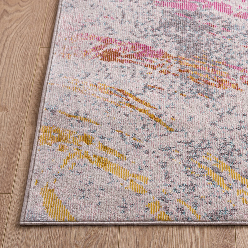 Aria Performance Abstract Indoor Rug, 4'-0" X 6'-0" Rectangle