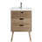 Fredric 24'' Single Bathroom Vanity with Porcelain Top