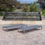 Caggiano Outdoor Metal Chaise Lounge Set