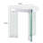 Silsden Glass Top End Table-599498460