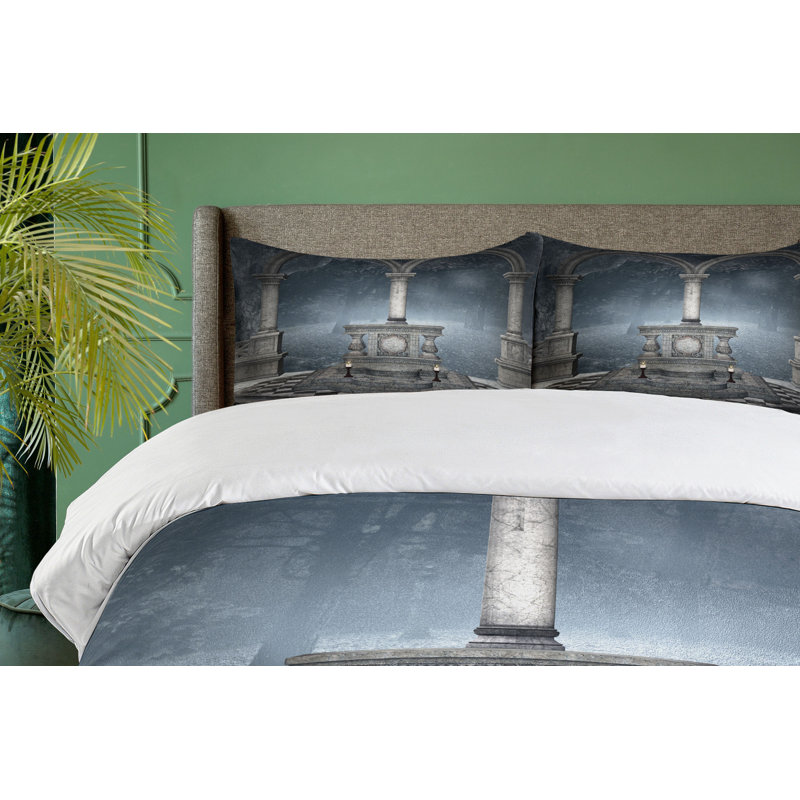 Eclectic Polyester Floral Duvet Cover