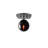Metal Body Globe Semi Flush Mount With Glass Cap-231120394
