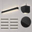 Luminaire linéaire commercial LinearLux 120 cm (4 pi) à intensité variable 3CCT, 120 V/277 V, éclairage encastré 60 W + éclairage ambiant 25 W, flux lumineux combiné de 9 775 lm, antiéblouissement, connectable, pour applications commerciales et industrielles (entrepôts), noir, lot de 8-122269368-128984596-129437834