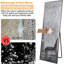 Miroir rectangulaire incassable en aluminium avec support-212184270-212184262