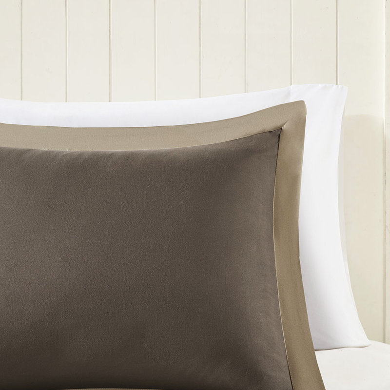 Édredon très grand King, édredon en duvet synthétique, 2 taies décoratives, très grand lavable à la machine et très doux, réversible avec fermeture à glissière pour plus de confort