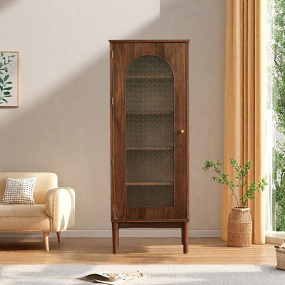 Bibliothèque en bois massif de style rétro