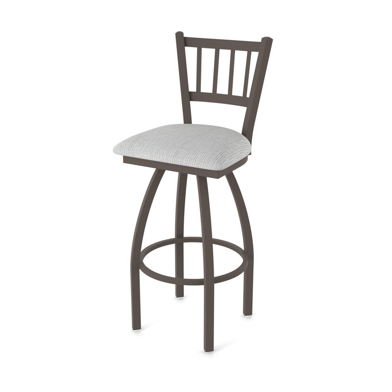 Tabouret pivotant 810 Contessa, Tissu - alpin graphique, Bronze, Tabouret de bar (siège d'une hauteur de 30 po)