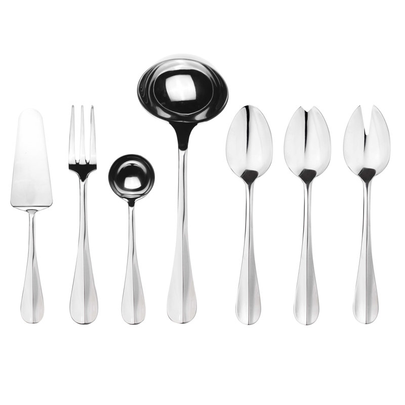 ROMA 7 Piece Stainless Steel Hostess Set