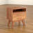 Oslo 48cm W Solid Wood Bedside Table