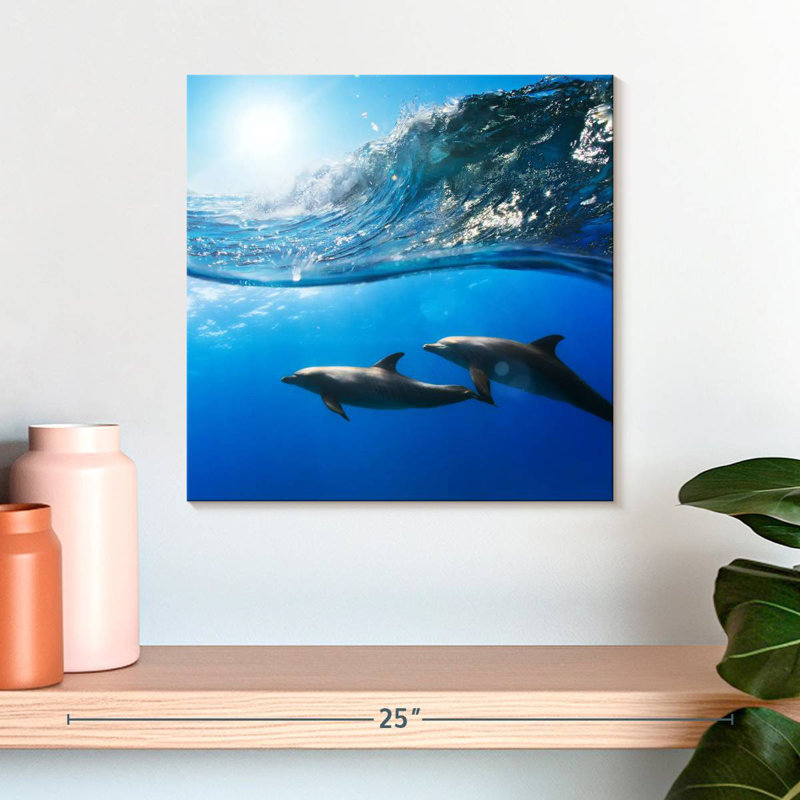 Brampt Dolphin Twosome, 16" H x 16" W