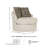 North Andover Upholstered Swivel Barrel Chair-1400523384
