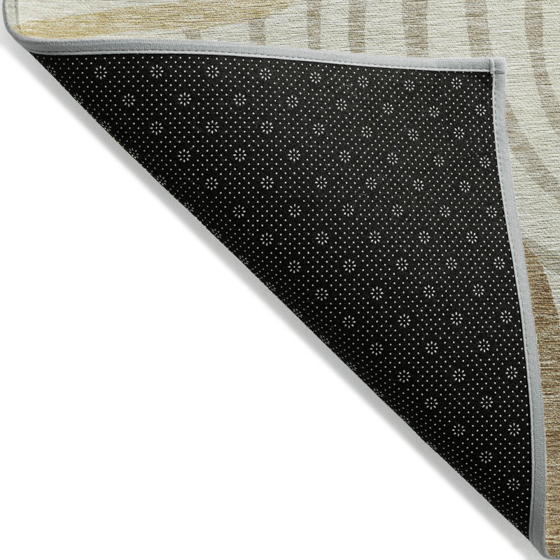 Tapis de porte d'extérieur antidérapant Leis, Rectangulaire 8 pi x 10 pi