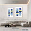 Avery bleu jaune moderne I-108622034