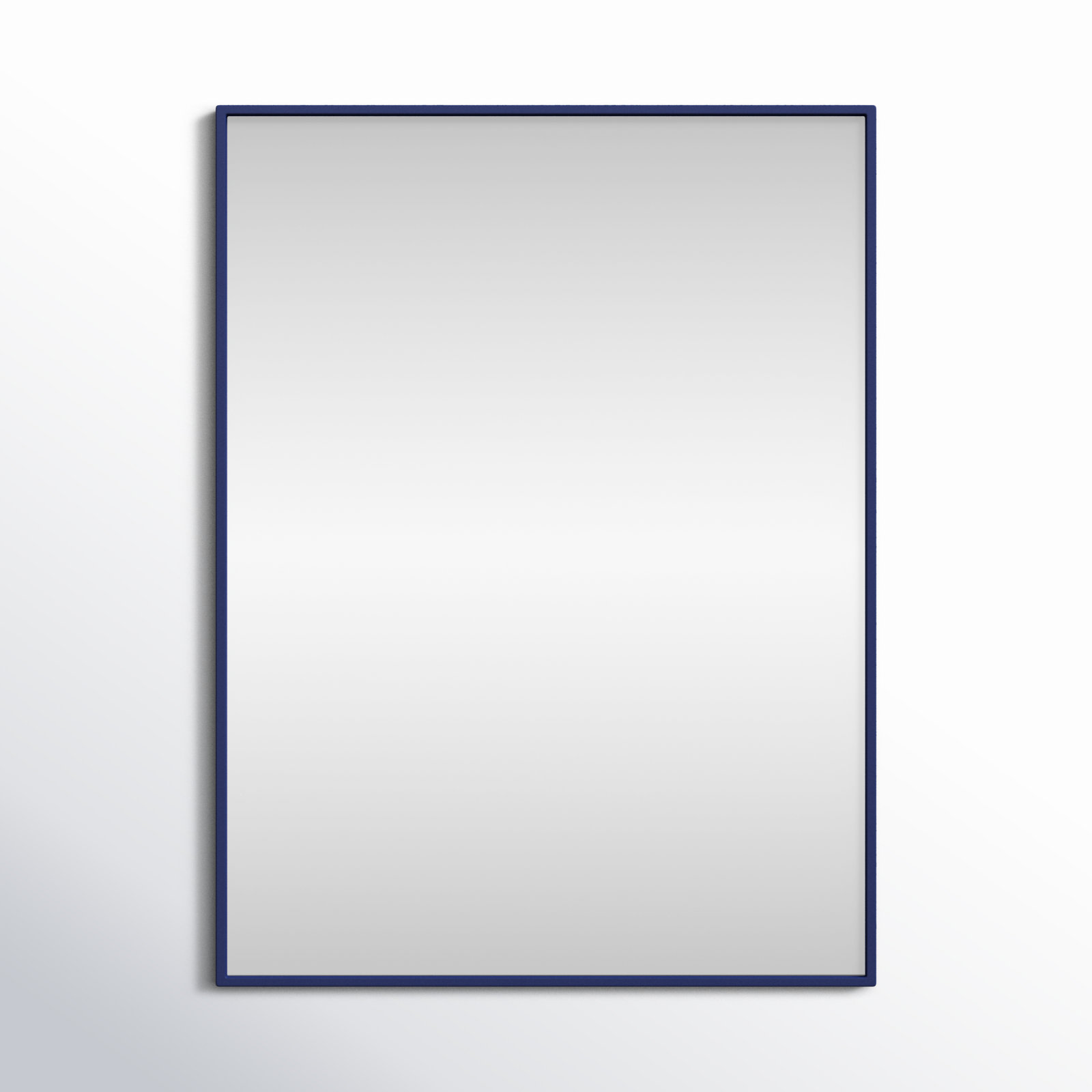 Sabine Metal Rectangle Wall Mirror, 36" x 27", Blue