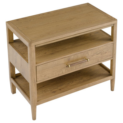 Maxwell 1 - Drawer Solid Wood Nightstand
