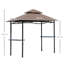 Villegas 2.5x1.5m Grill Gazebo Canopy Double Tiered, Coffee