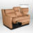 Harpster Genuine Leather Sofa Power Triple-Motor Reclining Loveseat-110447890