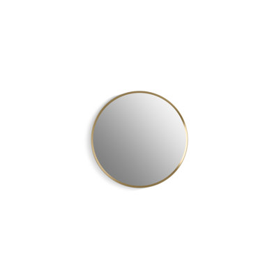 Verdera 24 in Round Framed Medicine Cabinet, Surface Mount or Recessed