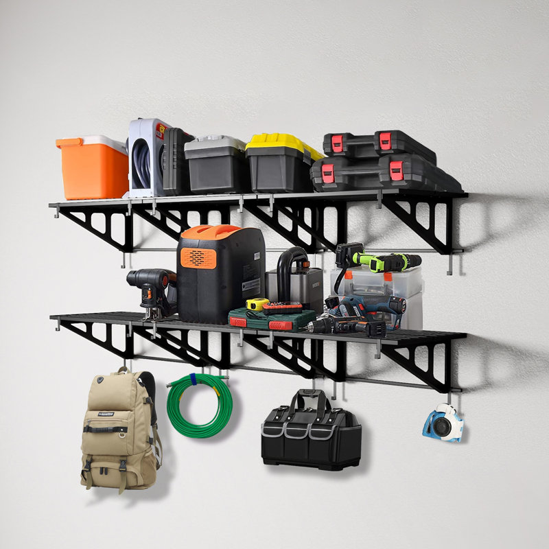 Heavy Duty Steel Garage Wall Shelving