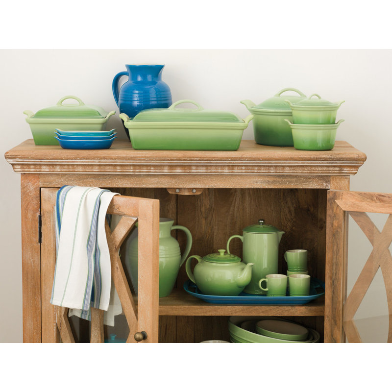 Marseille Blue Ceramic Rectangular Serving Platter