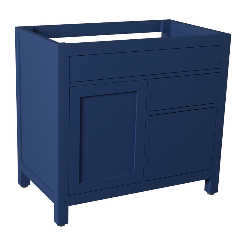 Dayton 36'' Single Bathroom Vanity Base Only, Navy Blue