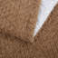 Jeté en fausse fourrure cognac brun grand-837794190