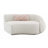 Boucle Sectional Sofa W/3 Pillows(Not Ottoman )