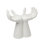 Hands Stool-Matte White