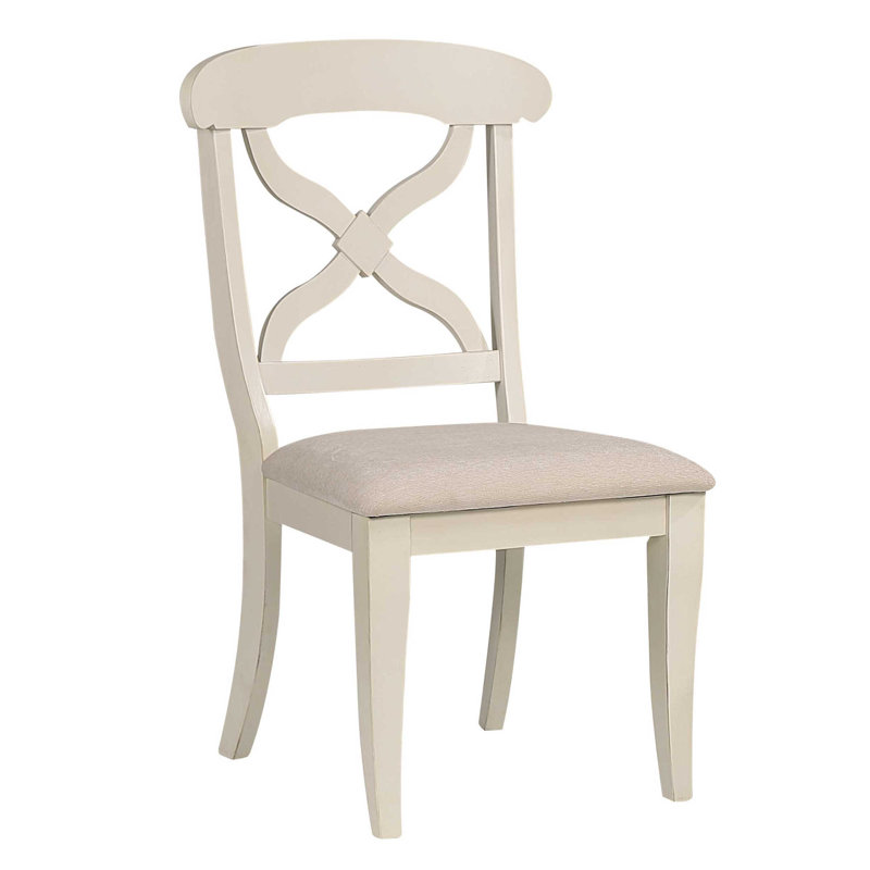 Azura 18.5'' H Upholstered Side Chair, Antique White